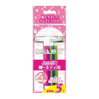 Schick 舒適 舒絲 女用輕便刀(5入組)【小三美日】D430054