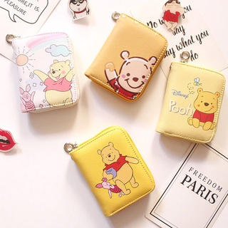 【WW Bags】 現貨 零錢包 小熊錢包 維尼包包 手腕包 卡通可愛短夾 硬幣包 皮夾 女生錢夾 短版錢 拉鍊錢夾 卡