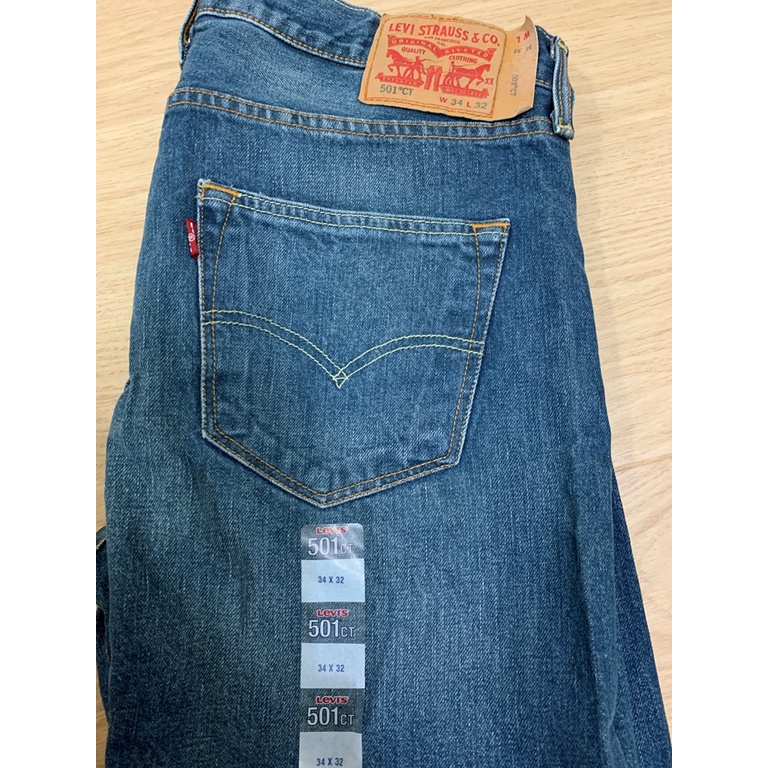 LEVI'S LEVIS 501CT TAPER W34XL32