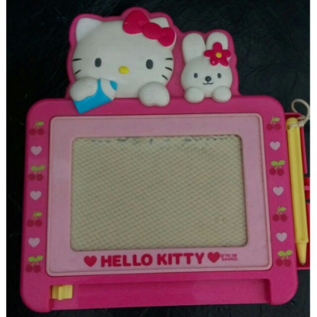 Hello Kitty 磁性畫板/留言板（二手）