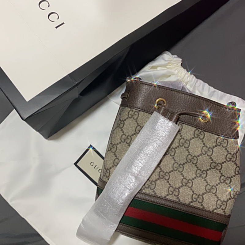 二手正品 gucci ophidia mini 水桶包