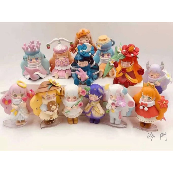 冷門 預購jinart Cora公主12星座花語系列公仔盲盒盲抽 蝦皮購物