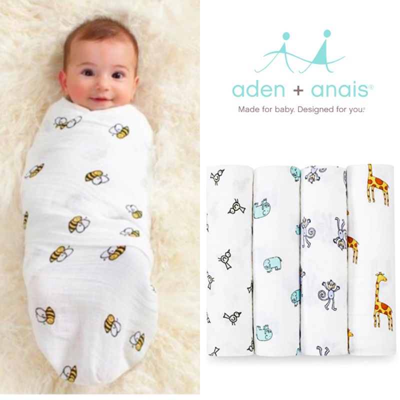 🌟買一送一🌟美國 Aden+Anais- 嬰兒棉紗包巾/竹纖維