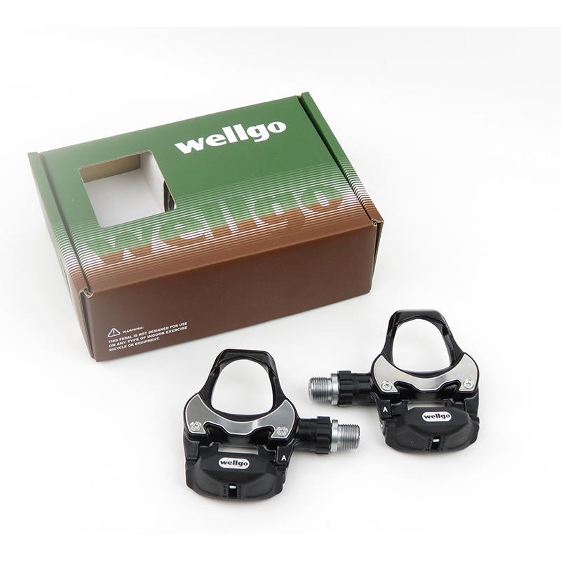 【Wellgo】 R251 CNC鋁合金踏板 白/黑 密封式軸承 附6度扣片 鞋底板 培林卡踏 自行車