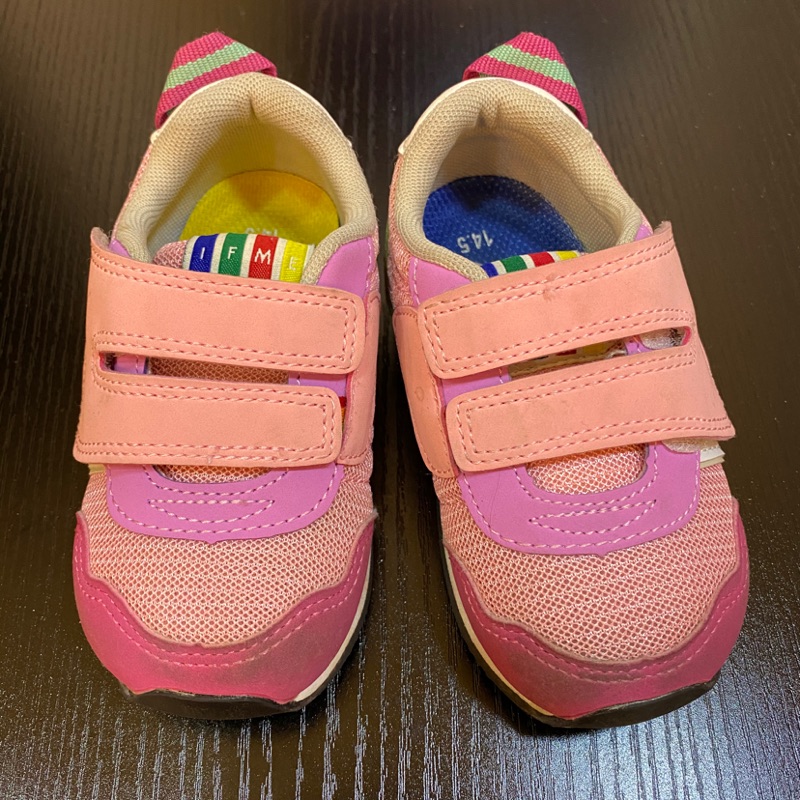 IFME 兒童運動鞋慢跑鞋 粉紅色（二手）