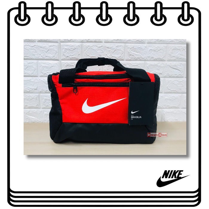 【Drawer】Nike Brasilia XS 行李袋 運動包 健身袋 紅色 美國代購 BA5961-657
