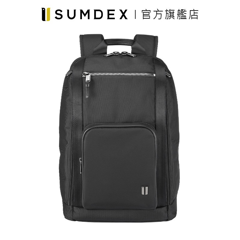 Sumdex｜造型空間商旅後背包 HDN-261JB 黑色 官方旗艦店