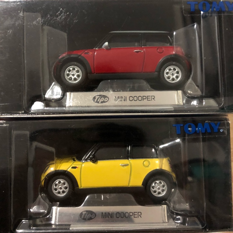 Tomica limited 0048 mini Cooper 紅黃一套1080元
