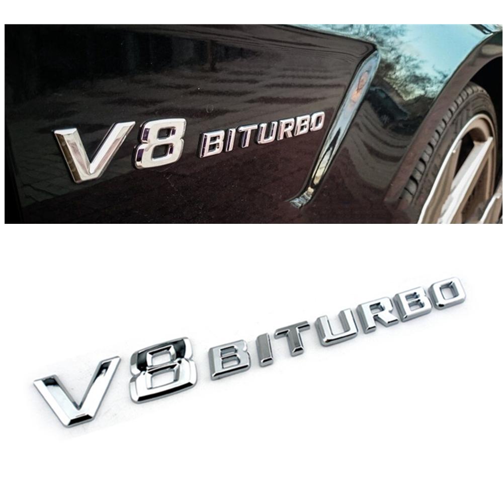 圓夢工廠 Benz 賓士 G63 C63 S63 CLS63 " V8 BITURBO " 字體 同原廠款式