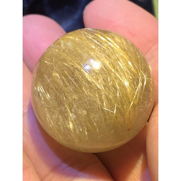 ［沁楹水晶］精品 鈦晶球 32.5mm （附珍藏盒）水晶球  轉運球 風水擺件