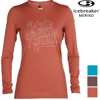Icebreaker Oasis BF200 女款美麗諾羊毛排汗衣/圓領長袖上衣-迎向天然 0A59KW