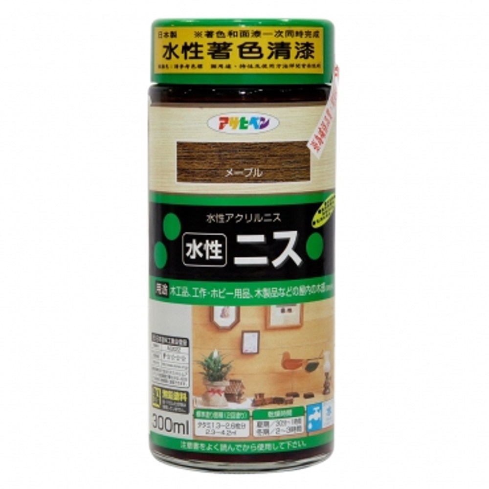 日本Asahipen 水性著色清漆 楓木 300ml