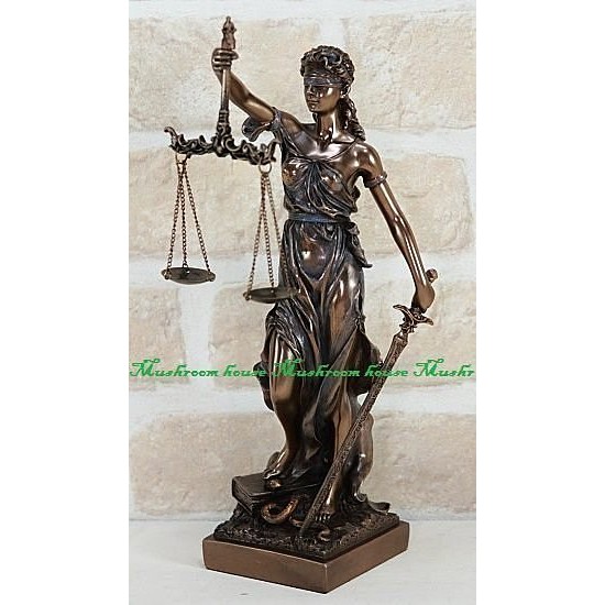 點點蘑菇屋歐洲精品仿銅雕塑 正義女神擺飾天秤劍蛇希臘神話雕像羅馬司法女神免運費現貨 蝦皮購物