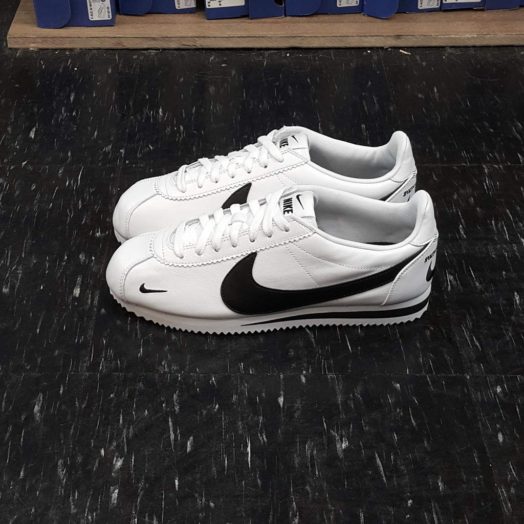 TheOneShop NIKE Classic CORTEZ 阿甘鞋 雙勾 白黑 黑勾 皮革 807480-104