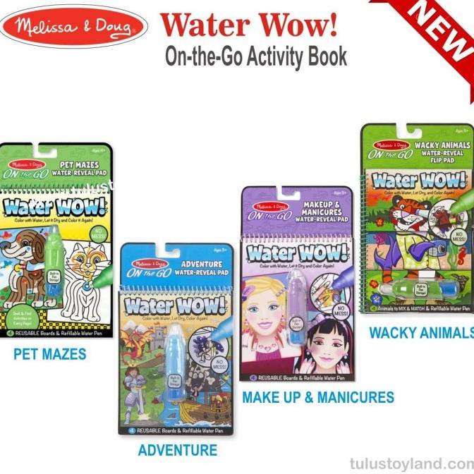 Melissa Doug Water Wow Coloring Book 蝦皮購物