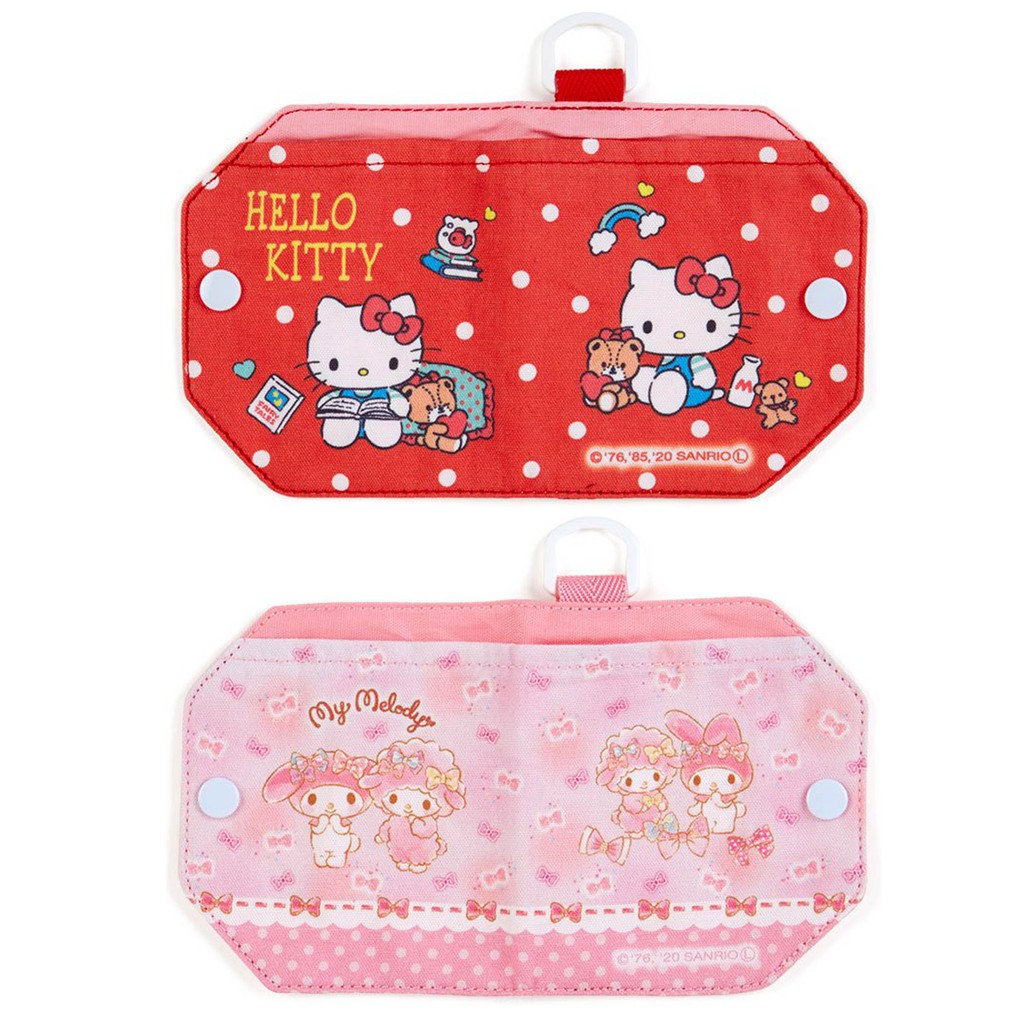 三麗鷗 口罩收納套 收納袋 Kitty 美樂蒂 日本進口正版授權