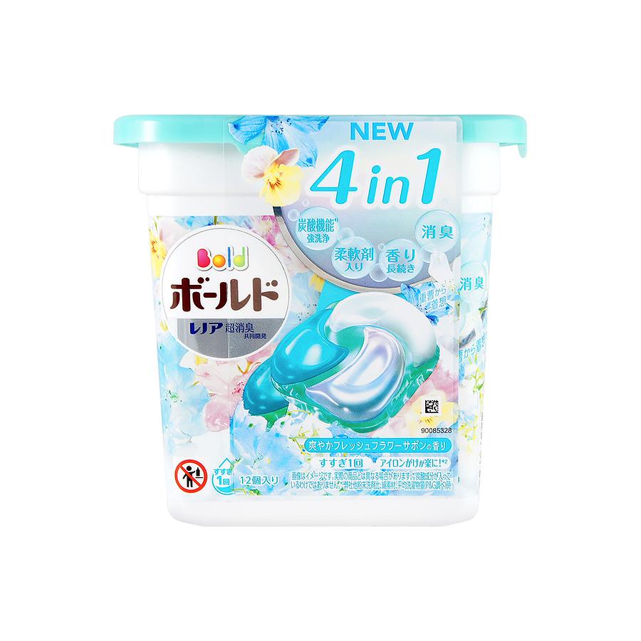 P&amp;G ARIEL 4D碳酸洗衣球/ 12入/ 盒裝/ 水藍白葉 eslite誠品