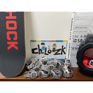 ［CHLOE ZK］G-SHOCK CASIO GMW-B5000D-1 銀色