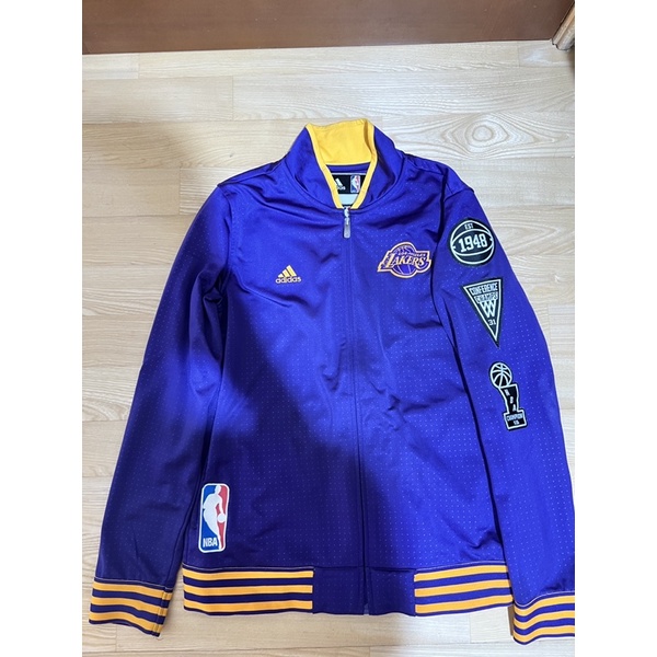 Los Angeles Lakers adidas 2015/2016 On-Court Warm-Up Jacket