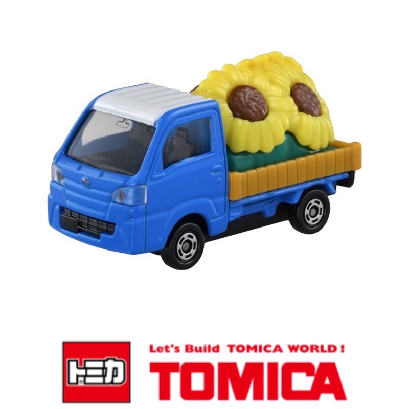 Tomica No. 107 多美 小汽車Subaru 速霸陸 Sambar太陽花 向日葵 貨車 2022年 新車貼