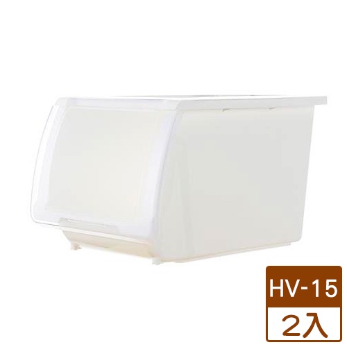 【2件超值組】《KEYWAY聯府》Nice直取式整理箱HV-15(15L)【愛買】