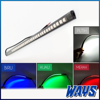 12V LED 燈條 DRL 燈多種靈活模式通用摩托車汽車變化 32CM