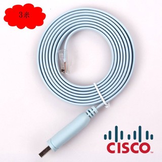 電腦USB轉RJ45 3米 CISCO路由器/交換機/AP無線路由器 USB CONSOLE線