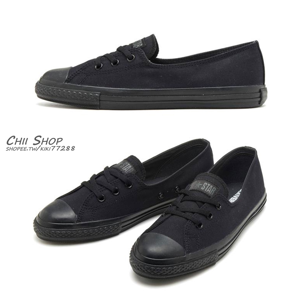 【CHII】日本限定 Converse AS S PUMPS OX 懶人鞋 黑色