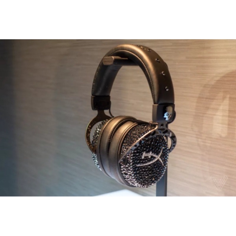 【稀有僅拍照】幫朋友代售 hyper X 施華洛世奇 Swarovski 全鑽 耳機 未商品化 kol同款 附麥克風