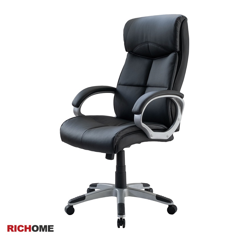 RICHOME    CH1326   黑慕尼主管椅(後仰調節鈕)    辦公椅   電腦椅  主管椅   工作椅