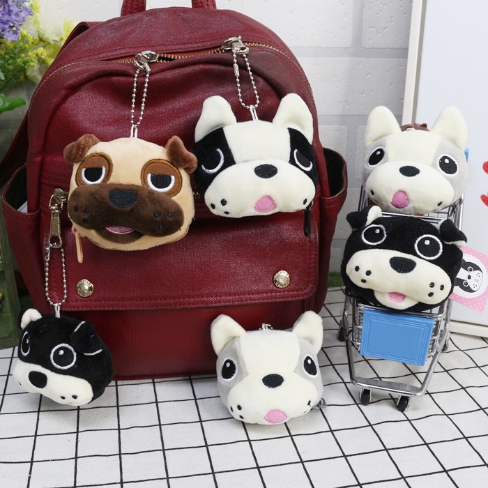 小狗鑰匙圈 小狗零錢包 狗圖案包包 狗圖案吊飾 巴哥 柴犬 法鬥 小吊飾 包包掛飾 小狗娃娃玩偶 小狗吊飾 狗吊飾