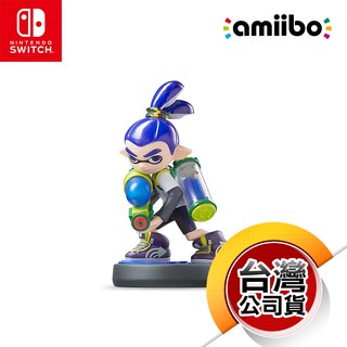 NS《amiibo公仔》藍色男孩 [漆彈大作戰系列]（台灣公司貨）（任天堂Nintendo Switch）