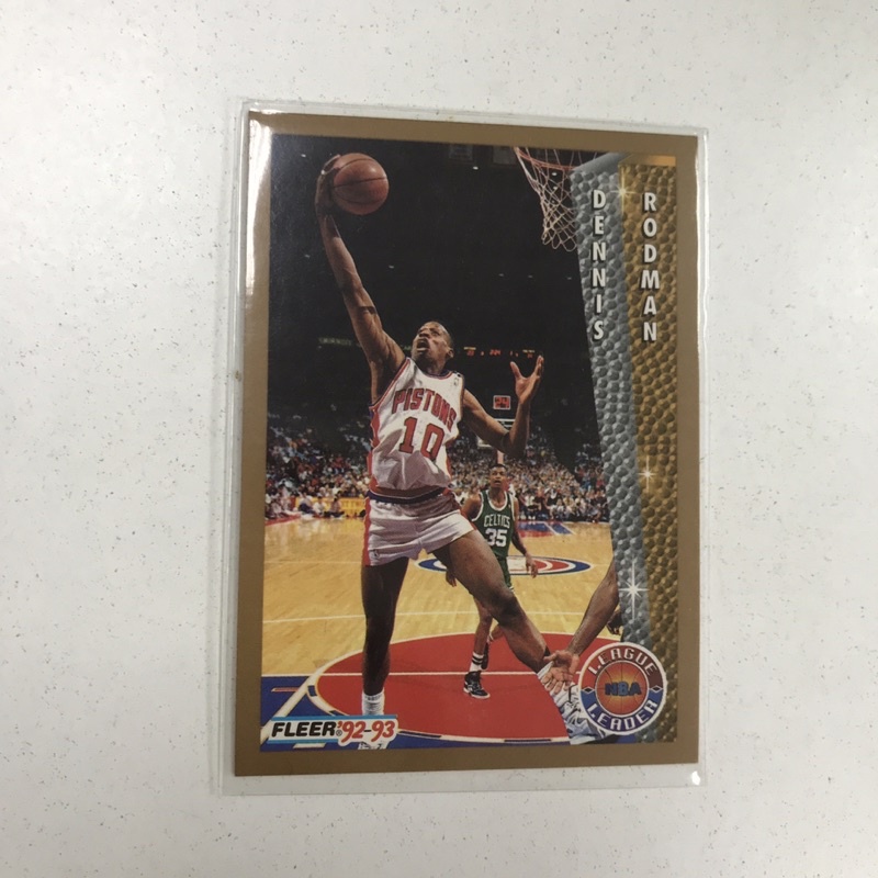 1992. FLEER RODMAN #239 籃球卡 球員卡 收藏卡