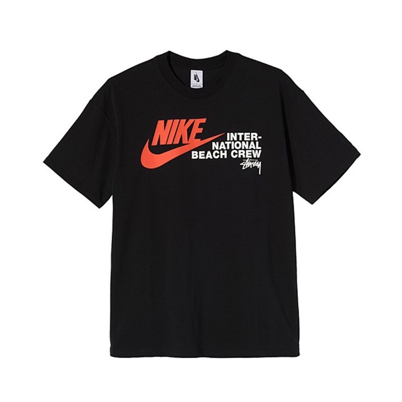 Stussy Nike 短T 短袖上衣 聯名款 黑色 尺寸L DD3071-010