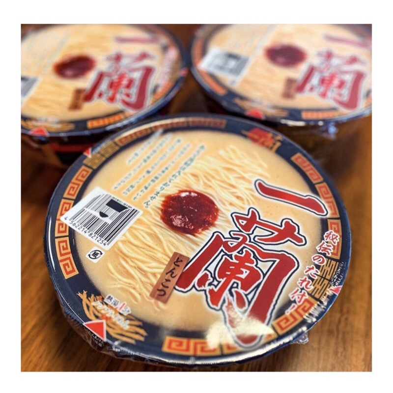 日本🇯🇵一蘭拉麵泡麵碗裝 經典豚骨風味