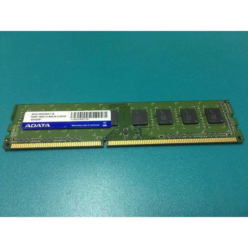 威剛 DDR3 1600 8G 記憶體 AD3U1600W8G11-B AD3U1600W8G11-R
