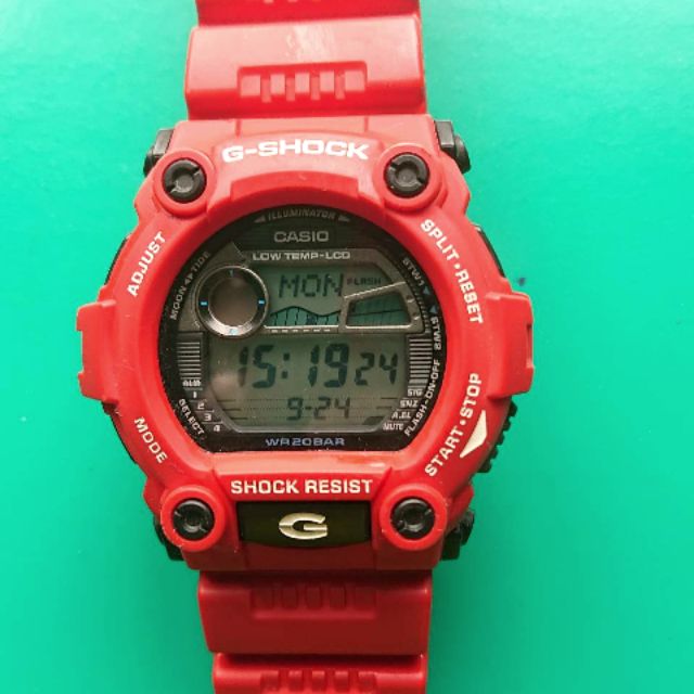 @g0931804314  Casio G-shock 紅色 G-7900A