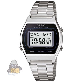 【CASIO】台灣卡西歐公司貨 大錶面簡約方形數位錶 生活防水(B640WD-1A)