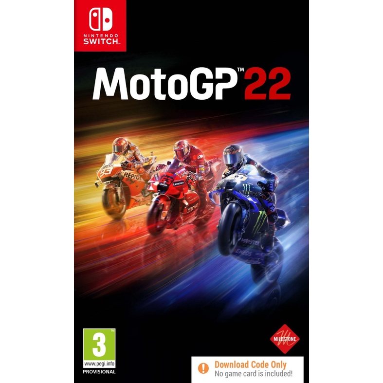 【現貨】NS Switch MotoGP 22 中文版 摩托 MOTO 盒裝內含序號無實體卡匣