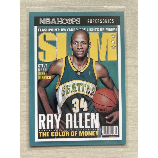 nba球員卡21-22 hoops特卡 Slam 雜誌卡 Ray Allen
