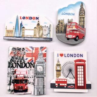 冰箱貼英國旅遊巴士大本鐘紀念品樹脂磁性冰箱磁鐵