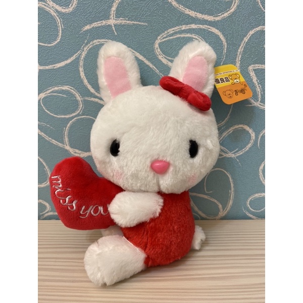 全新 現貨不用等🌟台灣品牌金豪邁 MISS YOU可愛兔兔玩偶 6吋  18公分 娃娃 玩偶 新年生日禮物 情人節禮物
