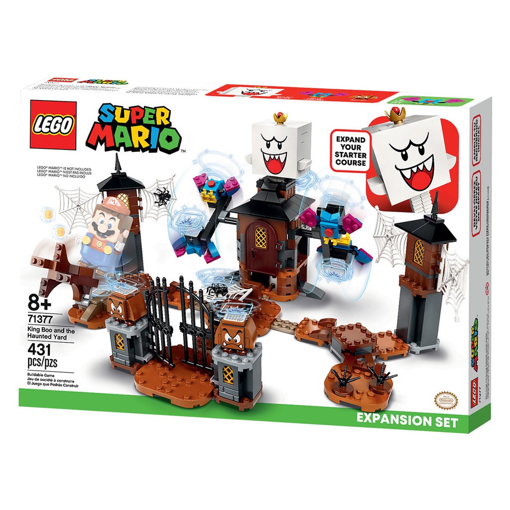 【袋鼠樂高】全新 LEGO 71377 幽靈王和鬼屋 瑪利歐 可搭 71360