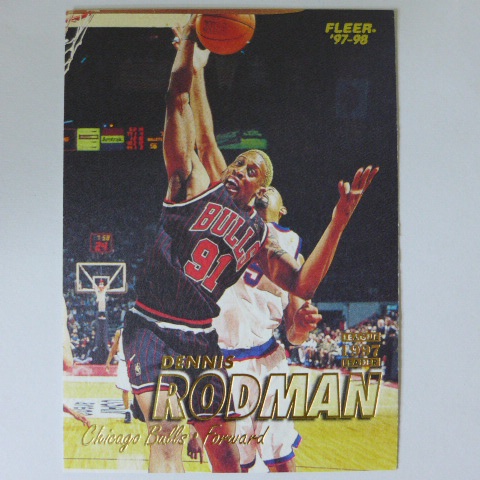 ~ Dennis Rodman ~名人堂/籃板王/壞小孩/小蟲/丹尼斯·羅德曼 經典NBA球員卡 ~5