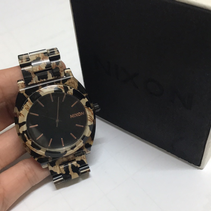 （已訂）Nixon 手錶 豹紋 型號nxa327646