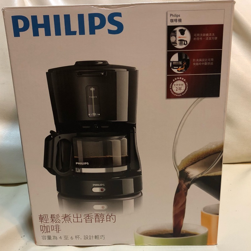 PHILIPS 4人份美式咖啡機（HD7450/20)
