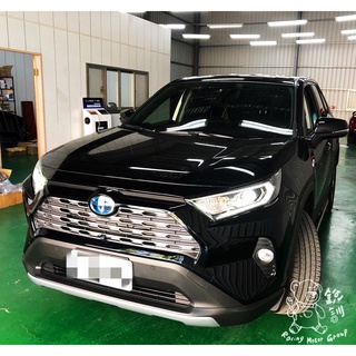 銳訓汽車配件精品-沙鹿店 Toyota 五代 RAV4 原廠型側踏板 TVi崁入式倒車顯影鏡頭 HUD專用框