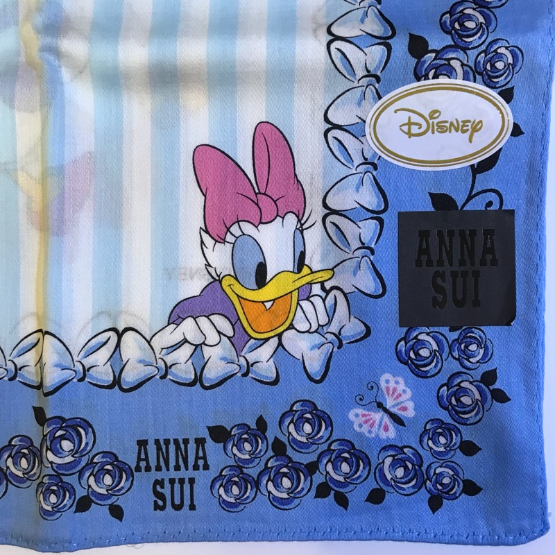 日本名牌 Anna sui Disney 手帕 日本製 迪士尼