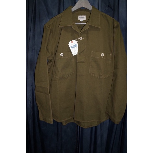 PHERROW'S SWEDISH PULLOVER MILITARY SHIRT 21S-PSPS1 頭套襯衫