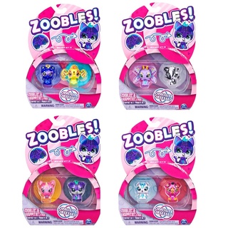 （卡司旗艦）伯寶行 糖果精靈 動物系列2入組 Zoobles 可挑款 公仔 玩偶 玩具